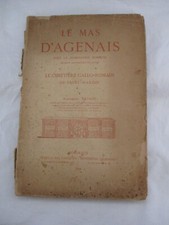 1896 LE MAS D'AGENAIS CIMETIERE GALLO ROMAIN SAINT MARTIN PAR A.NICOLAI ADRESSÉ