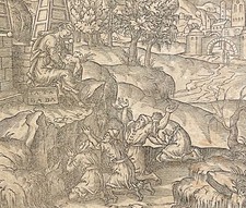 Russie adoration de la déesse TaTa Baba par André Thevet (1504-1592) c 1575