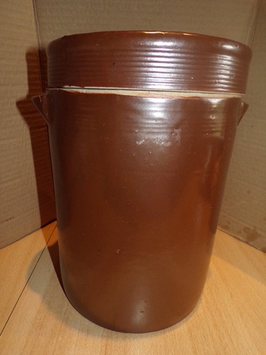 Saloir pot grès avec - saloir,