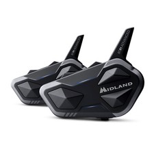 Kit MF4051 2 Intercoms Midland BTR1 Advanced Bluetooth Moto Scooter 2 Casques