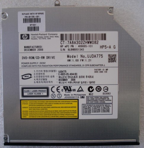Lecteur dvd hp ide - lecteur, dvd-rm/cd-rw