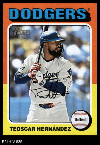 2024 topps heritage 535 - heritage, #535