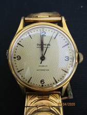 Montre Duchess ancre 16 rubis montre mecanique vintage watch gold plate