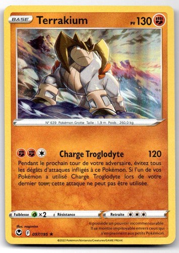 Carte pokémon terrakium - carte,