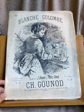 Charles Gounod Blanche Colombe Barbier Carré partition mezzo piano Choudens