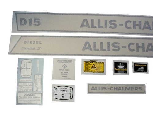 Allis chalmers d15 - chalmers, series