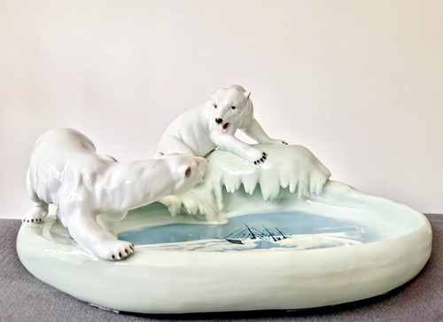Porcelaine allemande ours - porcelaine,