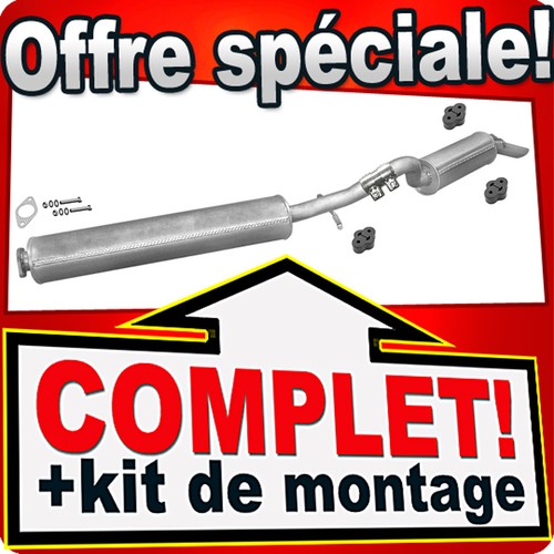 Ligne pot échappement pour - pot, d'échappement