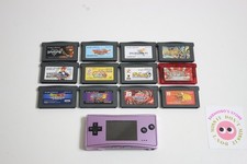 Console Nintendo Game Boy Micro - Violet avec lot de jeux GBA du Japon