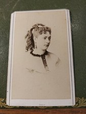 CDV 2 - Photographie Reutlinger - Portrait de Melle Damin Palais Royal
