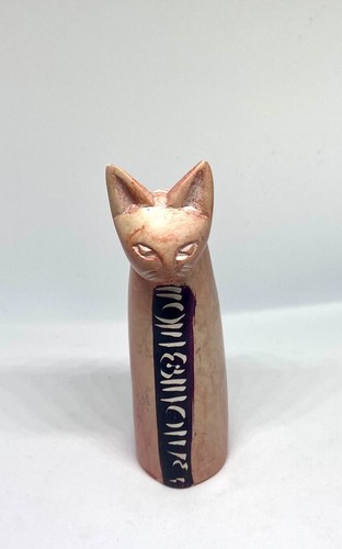 Statuette chat sphynx rose - statuette,