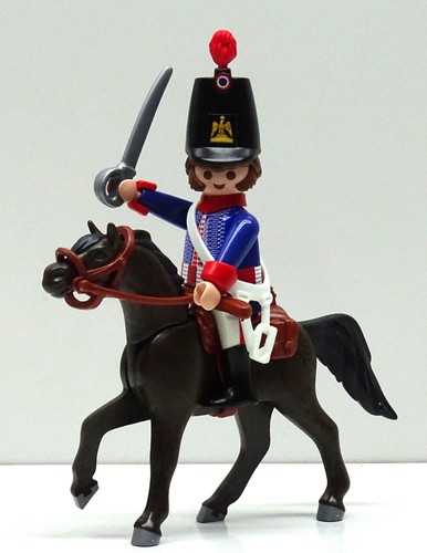 Garde chevalier bleu hussard - garde,