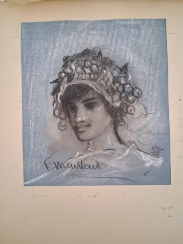 Dessin original signé - , f