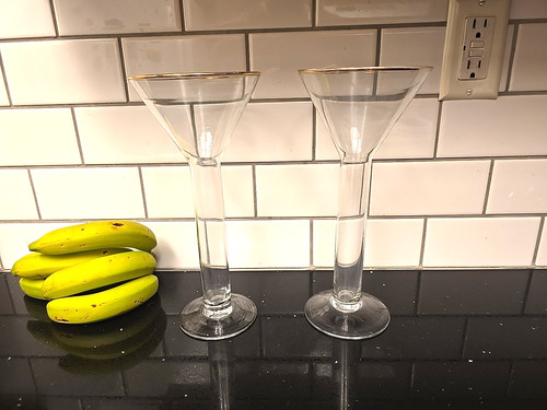 Lot tall martini glass - lot, of