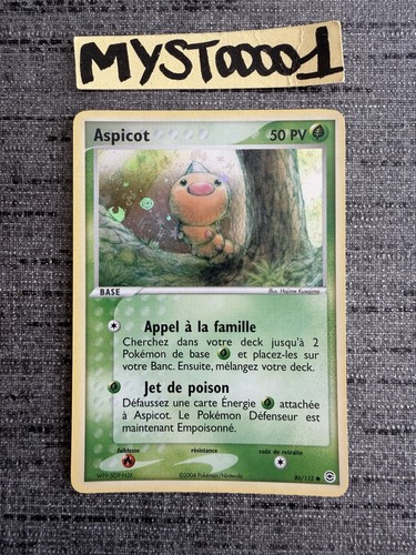 Carte pokémon aspicot - aspicot, 86/112
