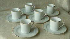 6 TASSES LITRON EN PORCELAINE