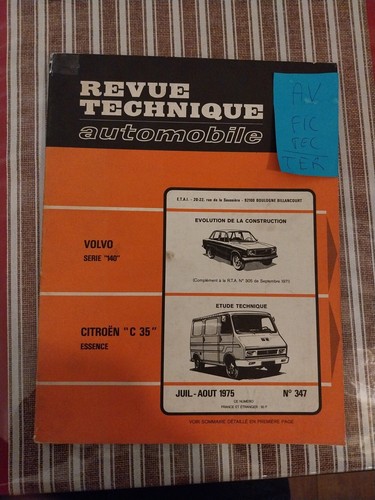 Revue technique citroen - citroen, c35