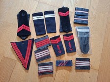 LOT ECUSSON GRADE GALON POITRINE EPAULETTES SAPEUR POMPIER SCRATCH
