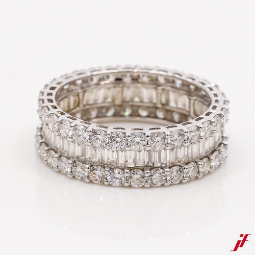 Bague blanc 750 - bague, en