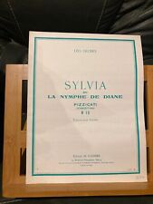 Léo Delibes Pizzicati de Sylvia partition piano éditions Combre