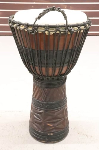 African djembe drum with - 10",