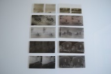 10 plaques de verre 13 / 6 cm pour stereoscope photo stéréo stéréoscopique