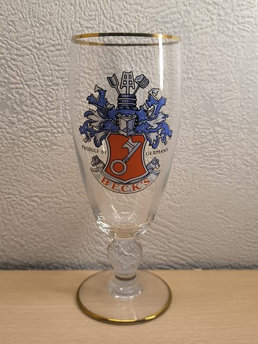 Verre pied ancien - verre, À