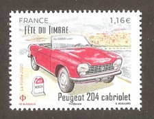 FRANCE 2020 Timbre N° 5429 Peugeot 204 Cabriolet  à 1.16 du bloc N7 NEUF ** LUXE