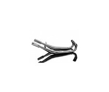 YAMAHA 350 RDLC RD-LC 4LO 80/82 LIGNE ECHAPPEMENT DETENTE COMPLETE 2en2 CHROME -