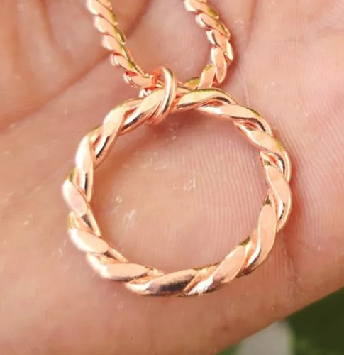 Médaillon pendentif cercle - 1,