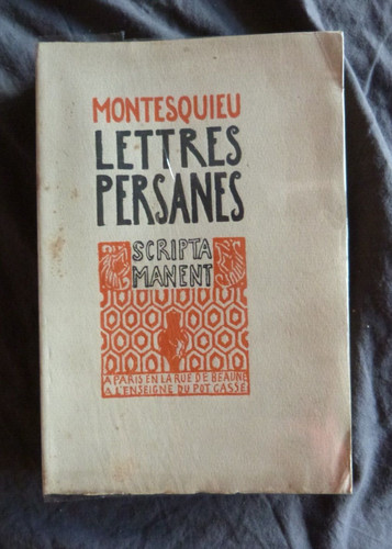 Montesquieu lettres - montesquieu,, "lettres