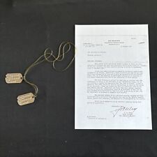 WW2 US ARMY DOG TAG PLAQUE