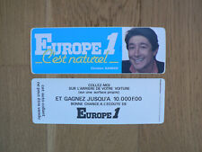 AUTOCOLLANT EUROPE 1