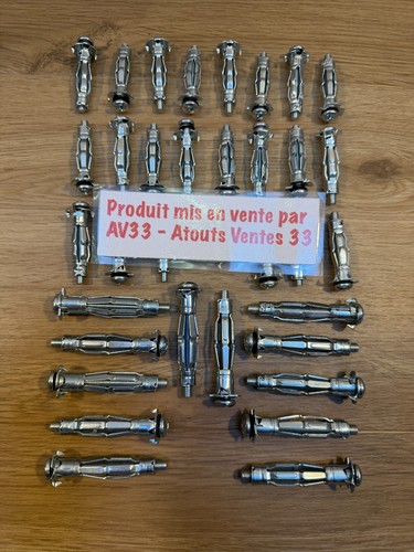 Lot chevilles molly m6 - 33, m5