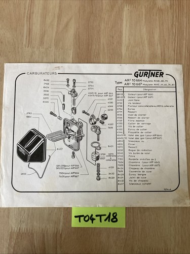 Gurtner carburateur mobylette - carburateur,