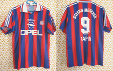 Maillot Bayern Munich Munchen 1996 Adidas #9 Papin Opel vintage Jersey - M