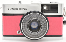 ▶️[ Near Mint ] OLYMPUS TRIP 35 Pink Point & Shoot Film Camera Japan 2540791