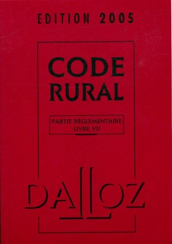 Code rural 2005 partie - :,