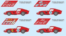 Décals Ferrari 250 GTO Targa