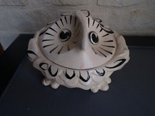 RARE objet publicitaire ancien boite Clacquesin calvados chouette hibou