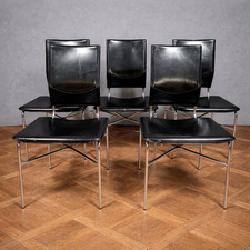 Suite de 5 chaises de salle à