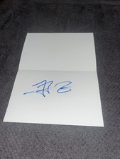 carte jean jacques goldman Autograph Dédicace