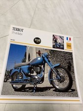 Terrot 175 AS Rallye 1961 carte moto de collection Atlas France