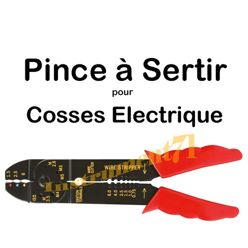 Pince sertir fonctions - pince, à