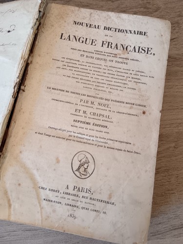 Dictionnaire ancien la - dictionnaire,