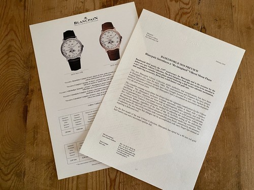Blancpain dossier presse - blancpain,