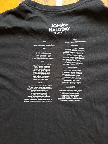 Tee shirt johnny hallyday - johnny,