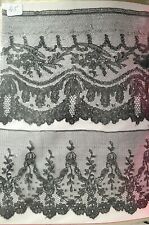 DENTELLE ANCIENNE   SUR CARTON