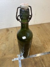 N. 14 Bouteille de bière  divette ancienne  Brasserie de Nancy   déco vintage