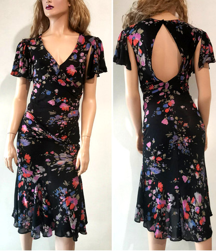 Robe midi jersey dos - robe,